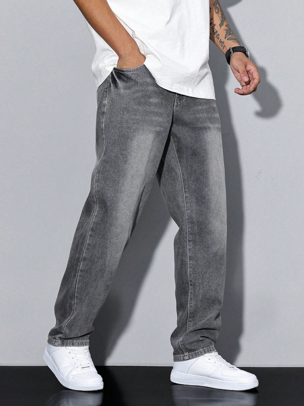 Optew Men’s Baggy Denim Jeans