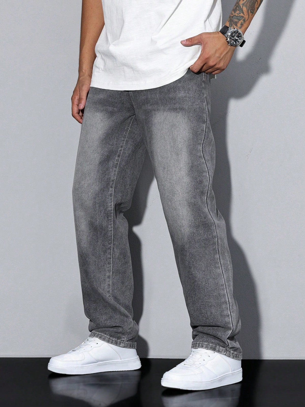 Optew Men’s Baggy Denim Jeans