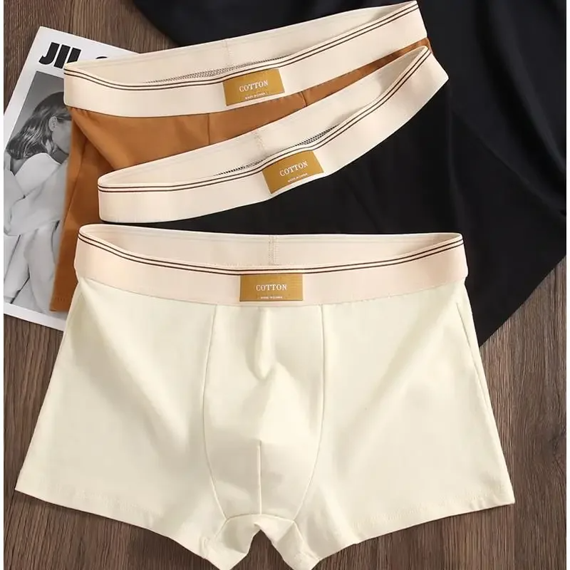 Optew Men Daily Boxer Briefs with Contrasting Waistband