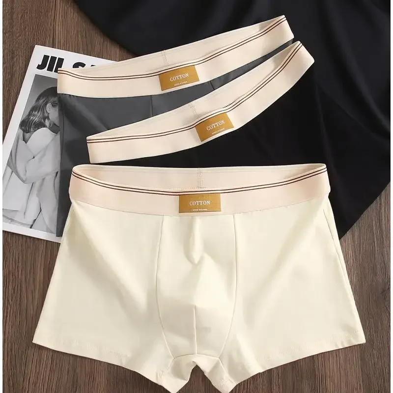 Optew Men Daily Boxer Briefs with Contrasting Waistband