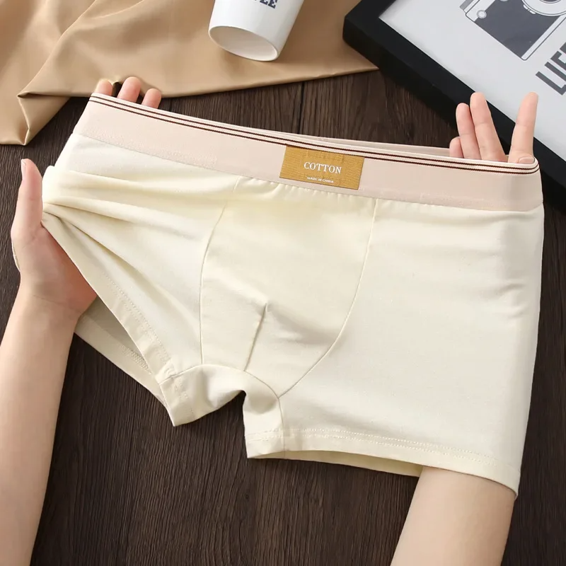 Optew Men Daily Boxer Briefs with Contrasting Waistband
