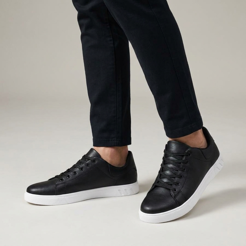 Optew Men’s Low-Top Lace-Up Casual Sneakers