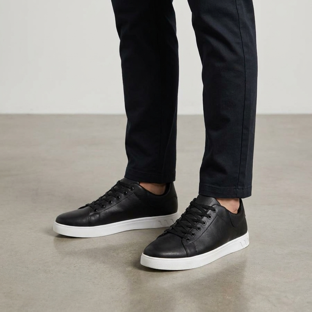 Optew Men’s Low-Top Lace-Up Casual Sneakers
