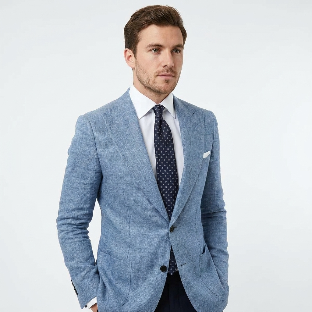 Optew Men’s Tailored Everyday Blazer – Smart Lightweight Jacket for Work or Dinner