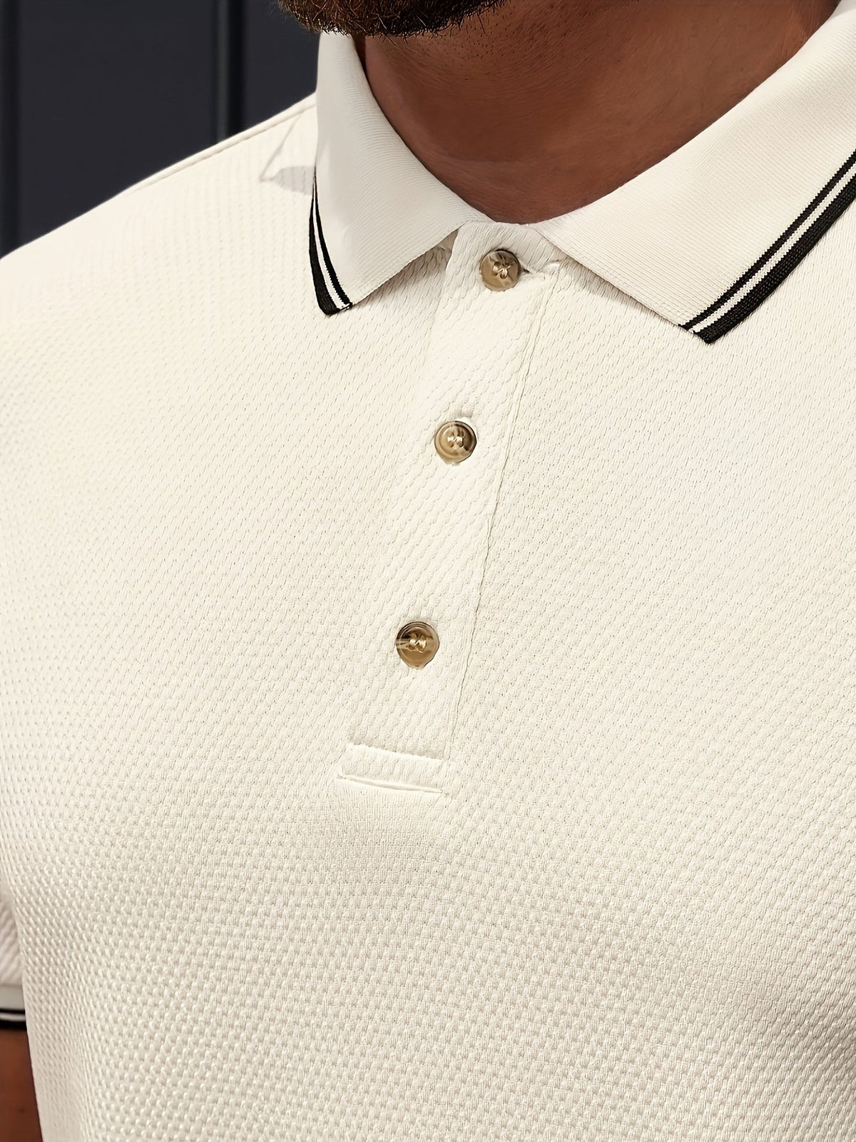 Optew Men’s Textured Colorblock Shirt