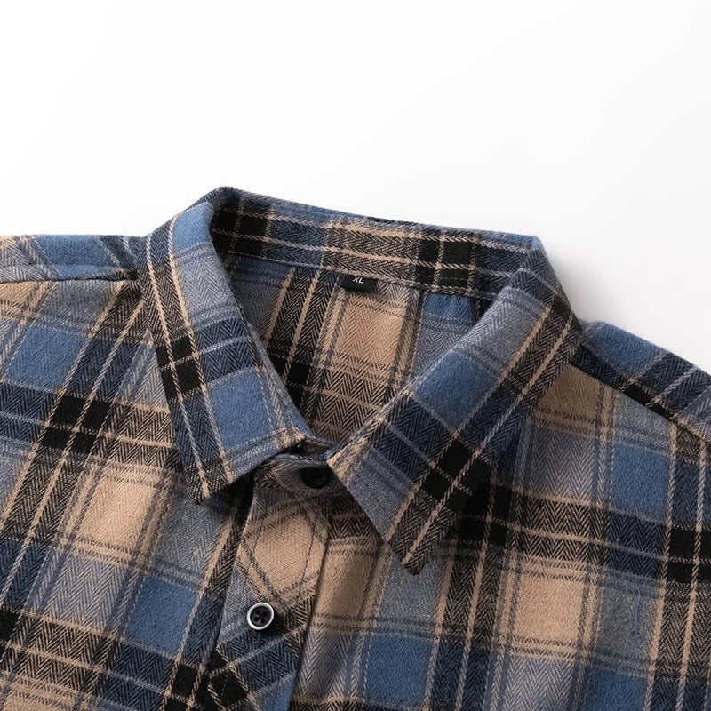 Optew Men’s Plaid Flannel Shirt