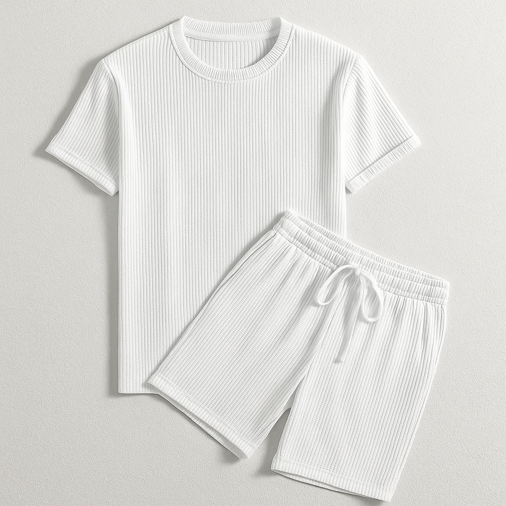 Optew Men’s Ribbed Knit Lounge Set