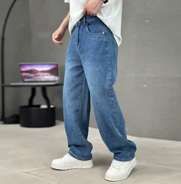 Optew Men’s Stylish Straight Leg Jeans