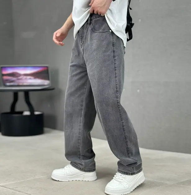 Optew Men’s Stylish Straight Leg Jeans