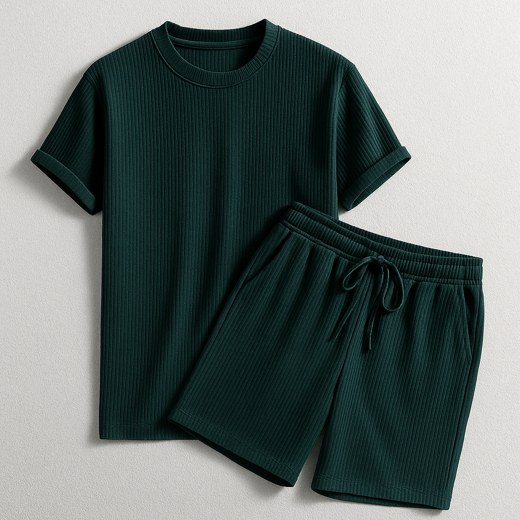 Optew Men’s Ribbed Knit Lounge Set