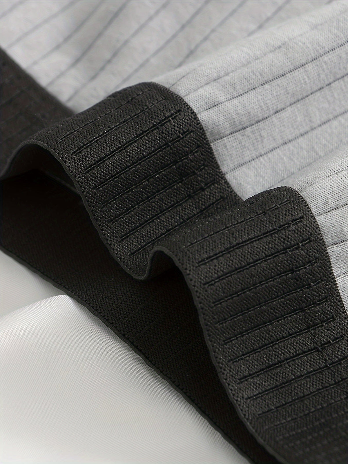 Optew Men Daily Wear Boxer Briefs Ribbed Cotton Blend
