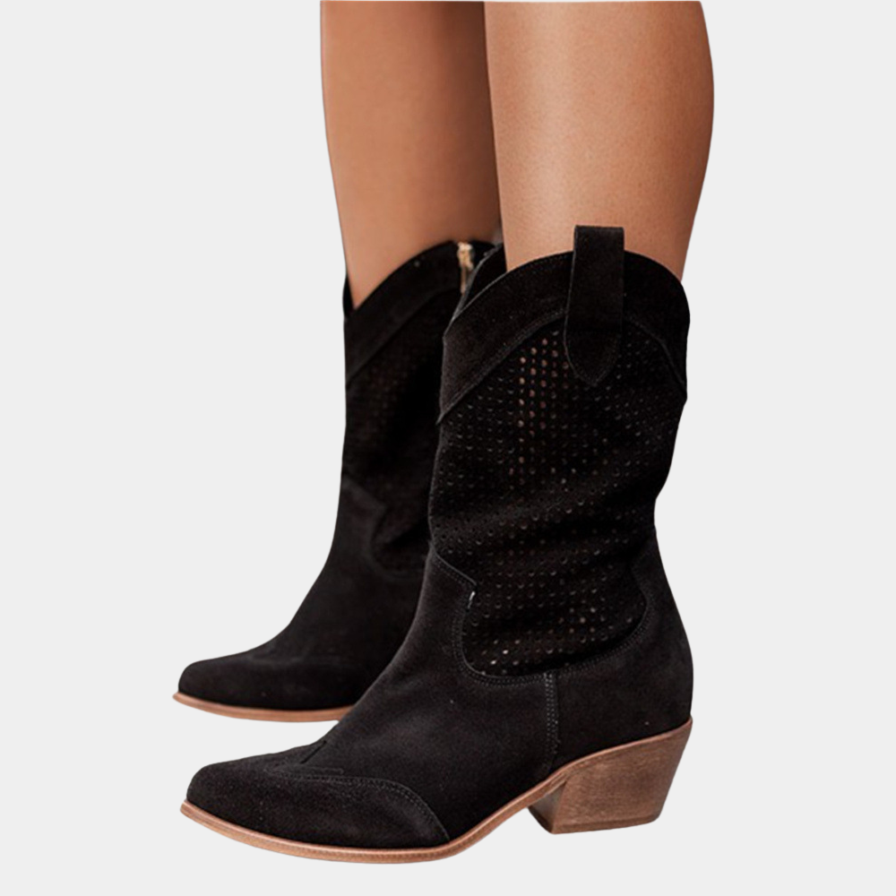 Optew Women's Comfort Orthopedic Cowboy Boots