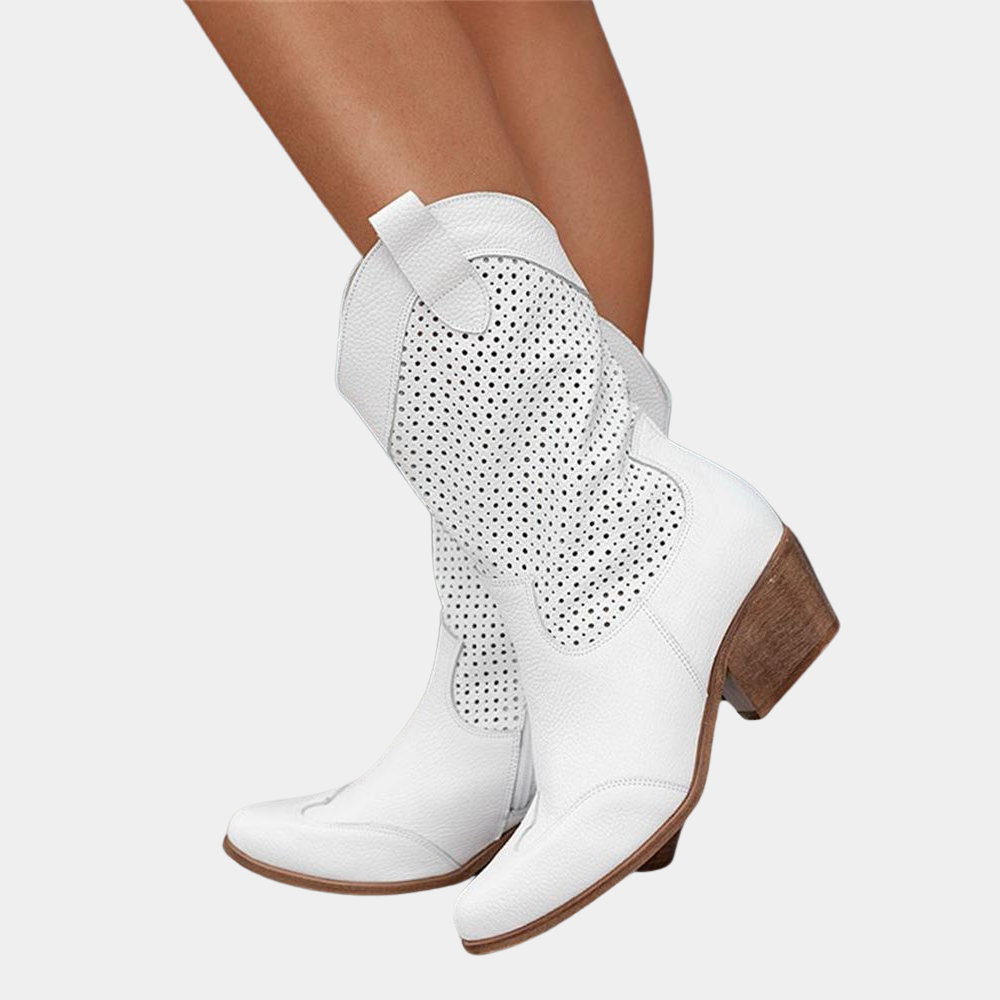 Optew Women's Comfort Orthopedic Cowboy Boots