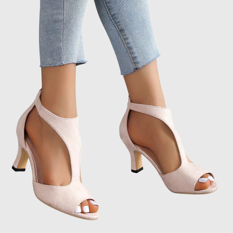 Optew Women's Comfort Orthopedic Ankle Strap Heels