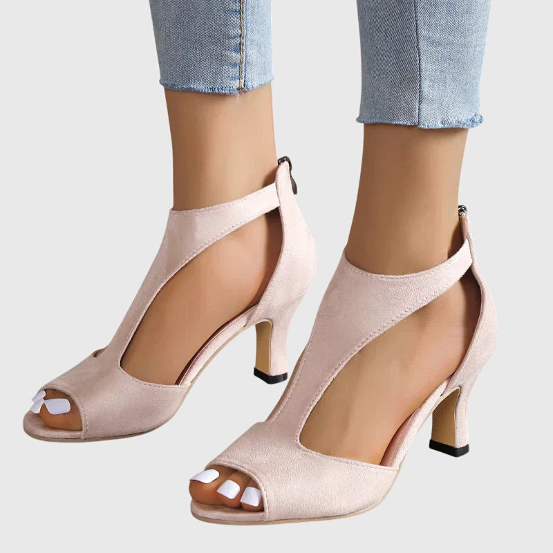 Optew Women's Comfort Orthopedic Ankle Strap Heels