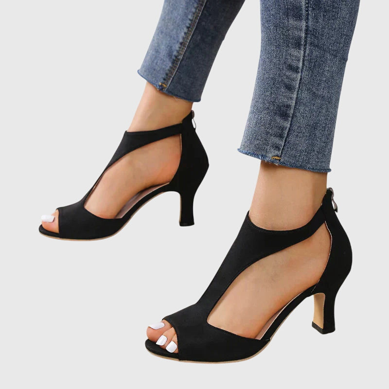 Optew Women's Comfort Orthopedic Ankle Strap Heels