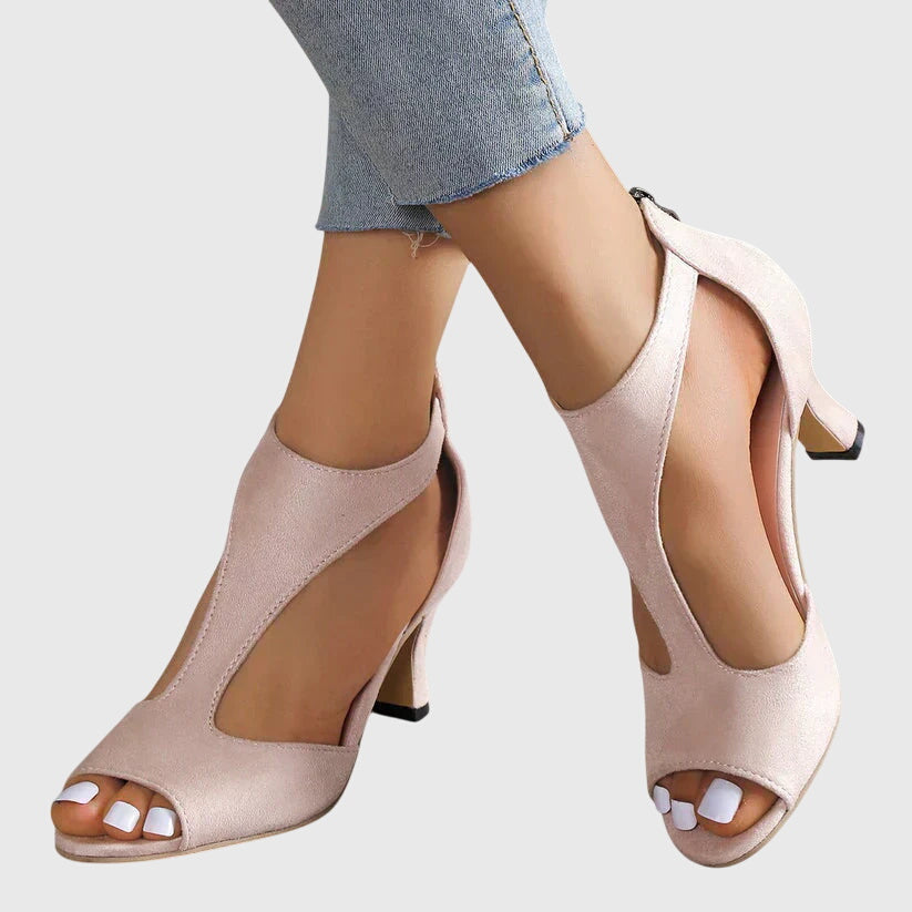 Optew Women's Comfort Orthopedic Ankle Strap Heels