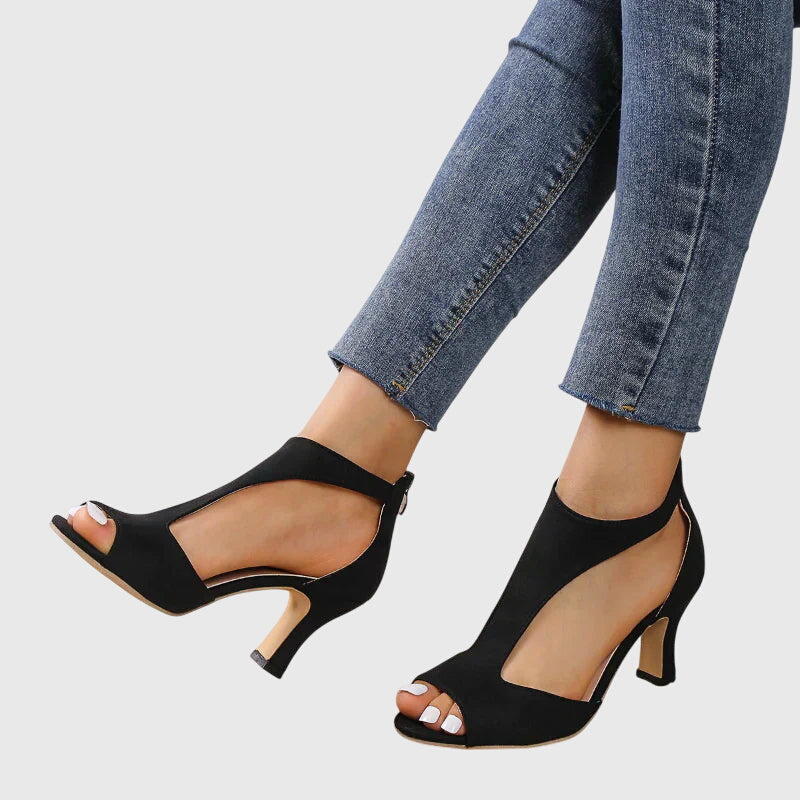 Optew Women's Comfort Orthopedic Ankle Strap Heels