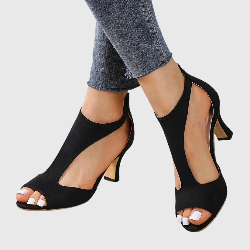 Optew Women's Comfort Orthopedic Ankle Strap Heels