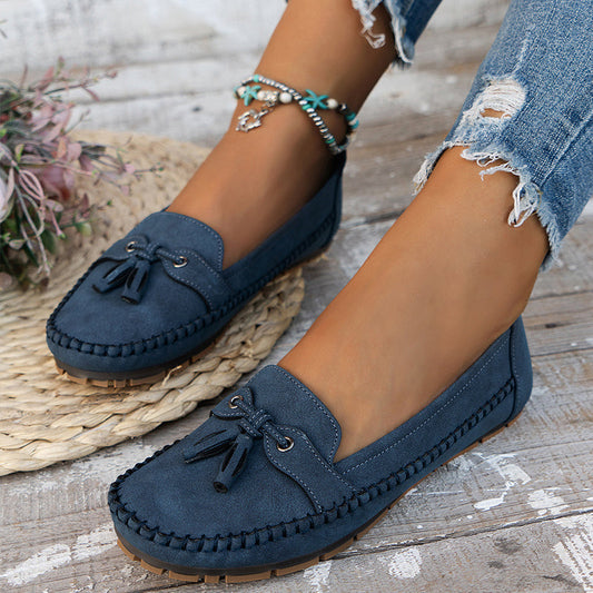 Optew Women's Comfort Orthopedic Tassel Loafers Shoes