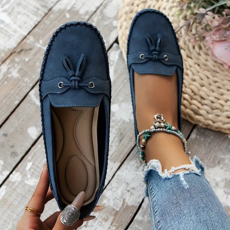Optew Women's Comfort Orthopedic Tassel Loafers Shoes