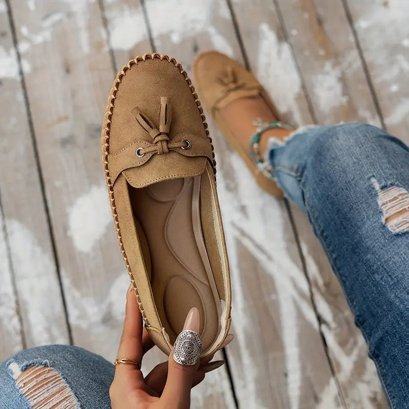 Optew Women's Comfort Orthopedic Tassel Loafers Shoes