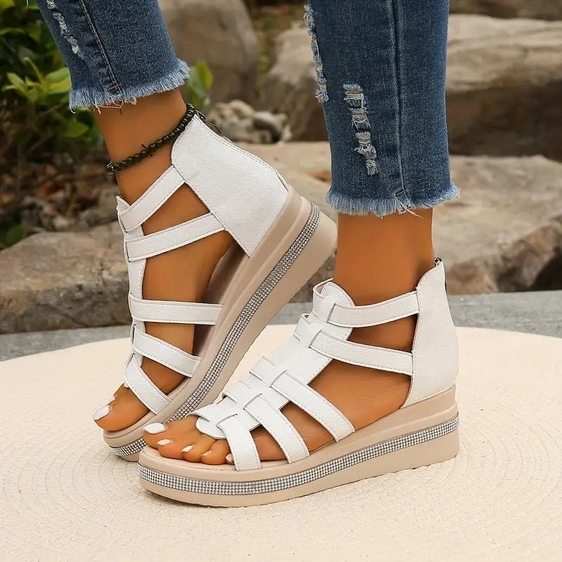 Optew Women's Easy-Wear Comfort Orthopedic Open-Toe Sandals