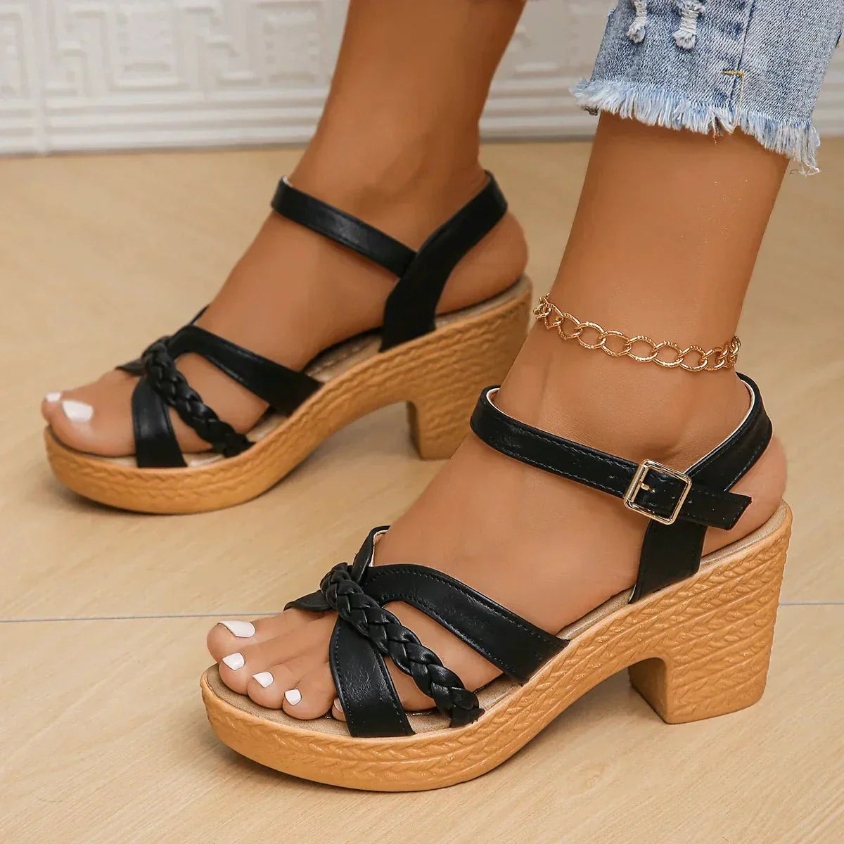 Optew Women's Comfort Orthopedic Platform Sandals
