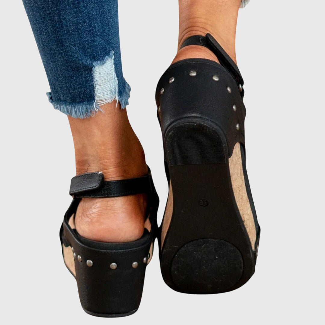 Optew Women's Comfort Orthopedic Peep-Toe Sandals