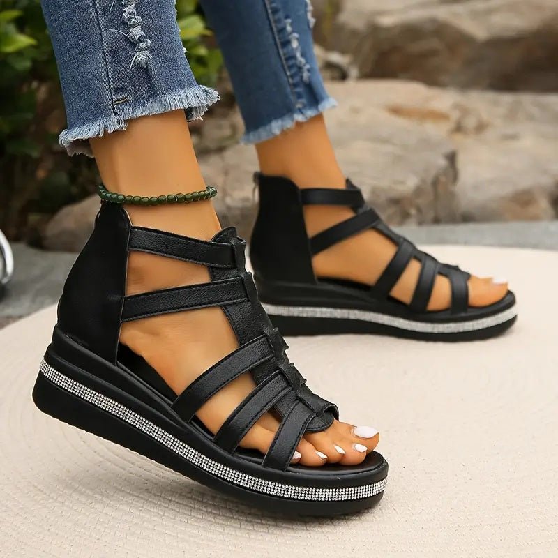 Optew Women's Easy-Wear Comfort Orthopedic Open-Toe Sandals