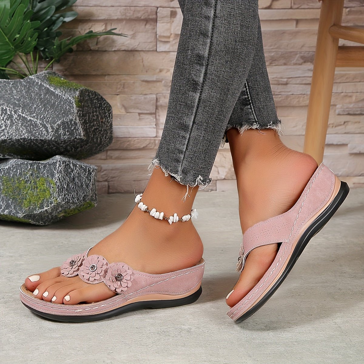 Optew Women's Supportive Comfort Orthopedic Wedge Sandals
