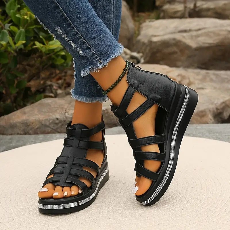 Optew Women's Easy-Wear Comfort Orthopedic Open-Toe Sandals
