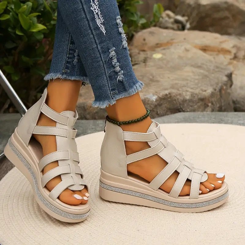 Optew Women's Easy-Wear Comfort Orthopedic Open-Toe Sandals