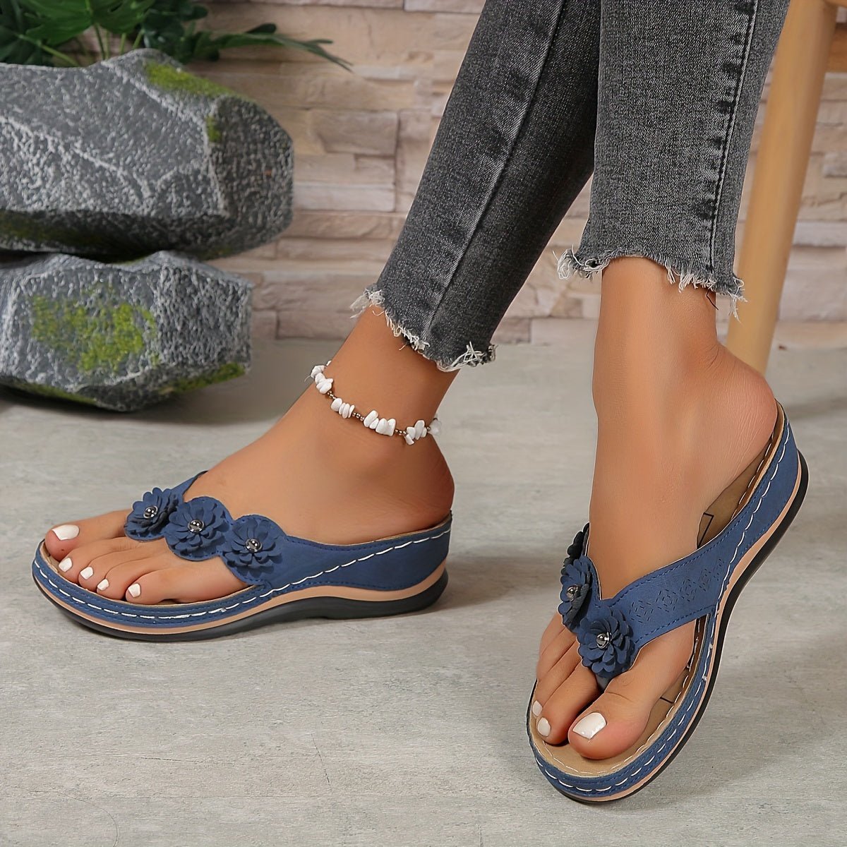 Optew Women's Supportive Comfort Orthopedic Wedge Sandals