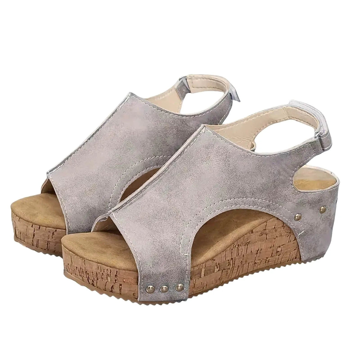 Optew Women's Comfort Orthopedic Peep-Toe Sandals